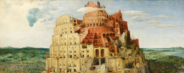 Tower of Babel (top) by Pieter Bruegel